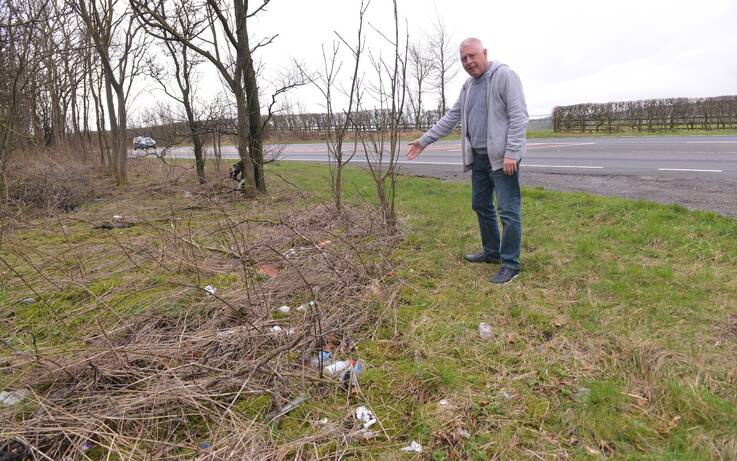Calls to clear rubbish along ‘corridor of shame’ on A66