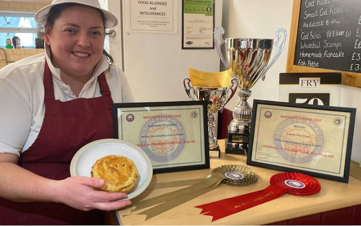 Lydia’s perfect pie is judged best in Britain 