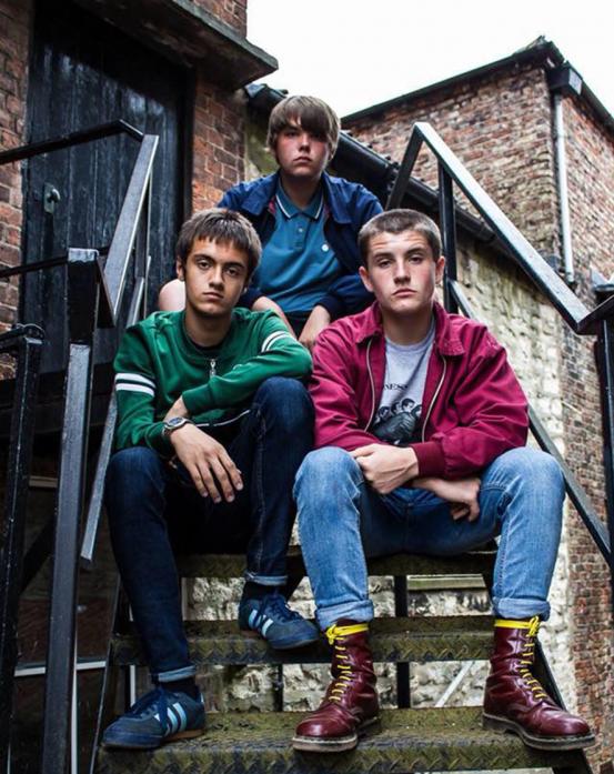 YOUNG GUNS: Frankie Dobson, William Mills and Christopher Andrews, who make up The Thieves, are just 15