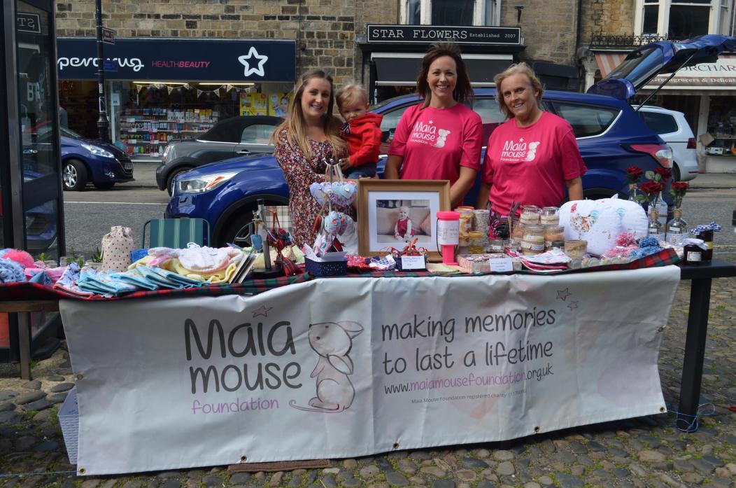 IN MEMORY: Maia Mouse Foundation co-founder Gemma Baum  with her 18-month old son, George, her mum Evelyn Sewell and trustee Ingrid Tingle
