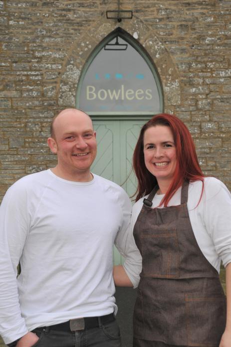 NEW VENTURE: Cheryl Laver and Charlie Colling at the Bowlees Visitor Centre