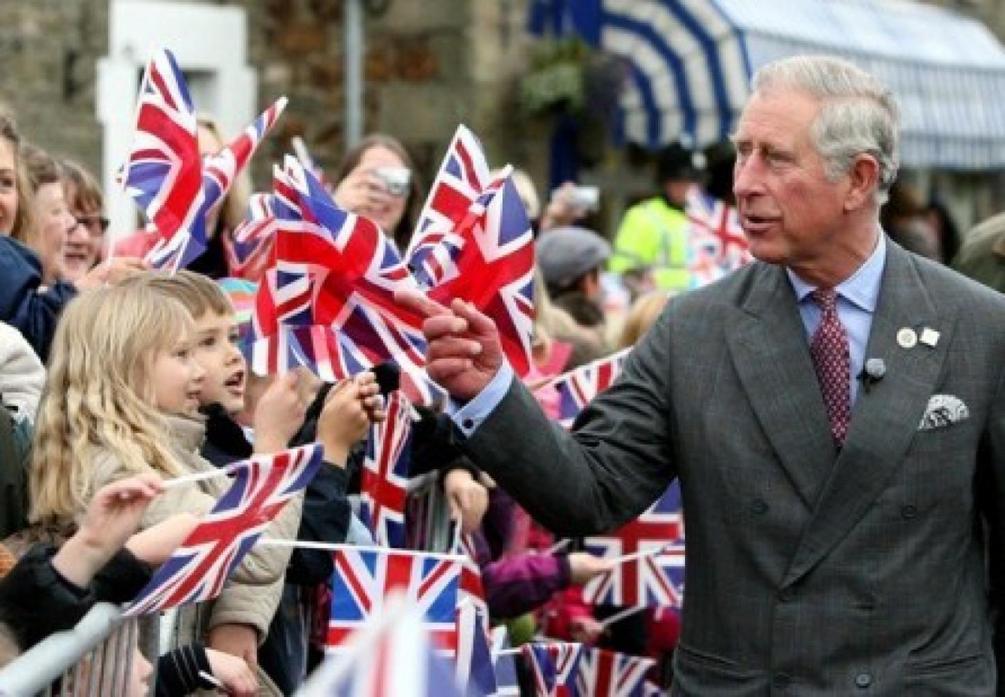 SUPPORTER: The Prince of Wales, during a visit to Middleton-in-Teesdale in 2012