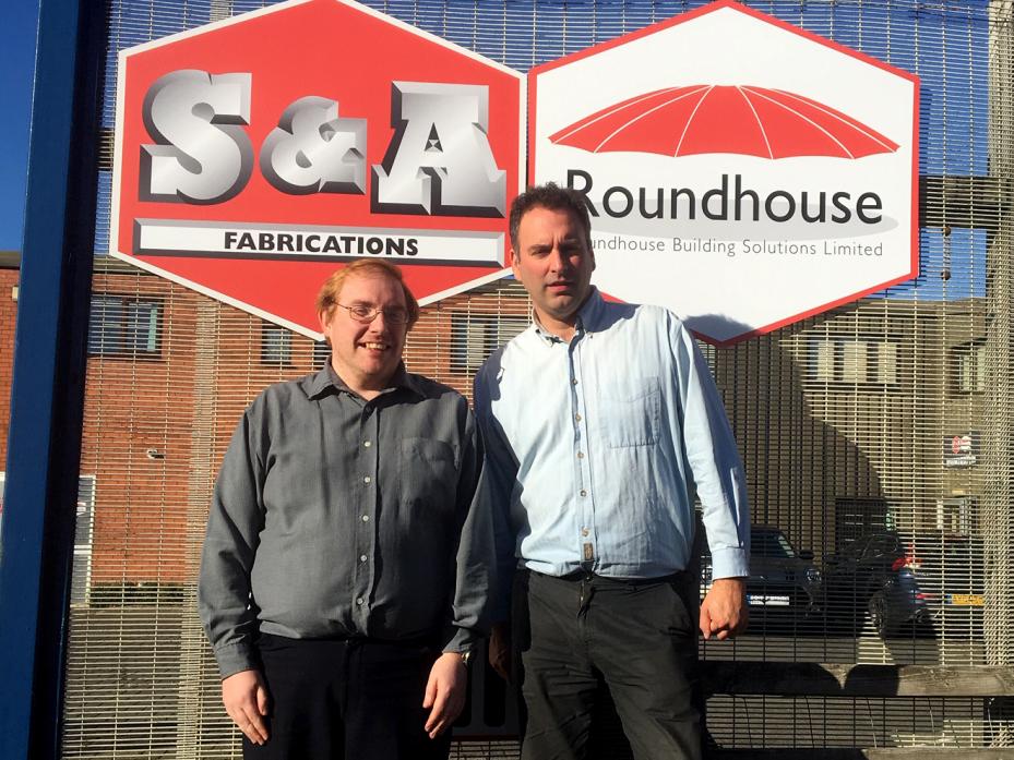 NEW OWNERS: Jonathan Kirk and Simon Pelly take over at S&A Fabrications in Barnard Castle