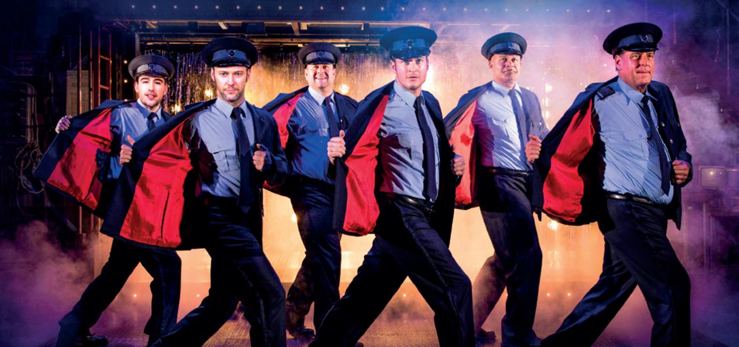 YOU CAN KEEP YOUR HAT ON: The cast of The Full Monty, who will be on stage in Darlington next week