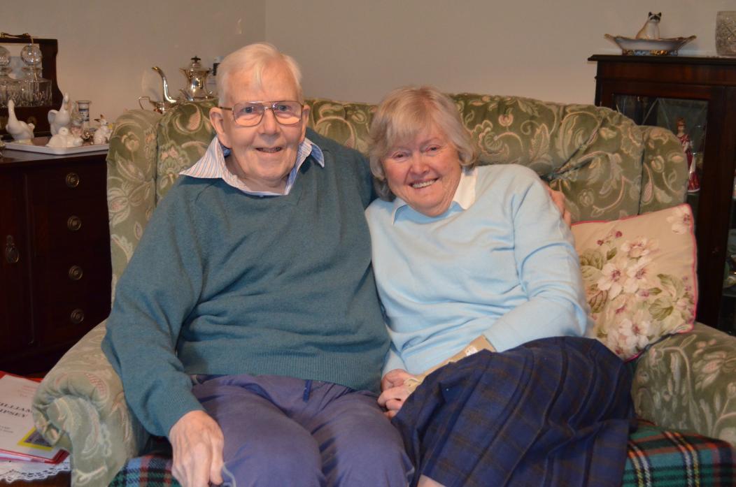 HAPPY COUPLE: William and Glennis Skipsey, of Middleton-in-Teesdale, are celebrating their diamond wedding anniversary this week