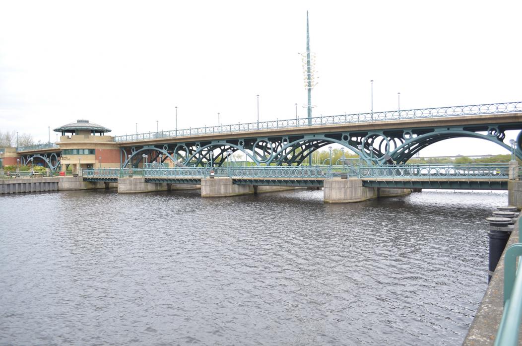 UPSTREAM EFFORT:  The Tees Barrage is only one of the factors impacting fish numbers