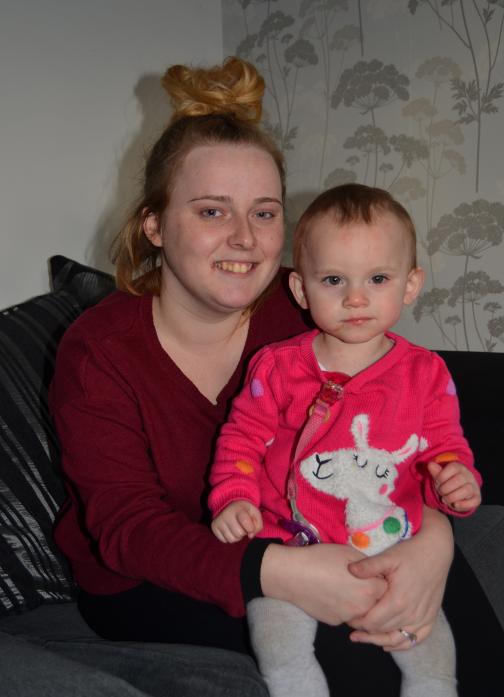WARNING TO OTHERS: Mum Brogan Thomas with daughter Kaylah-May, who is on the mend after her awful ordeal