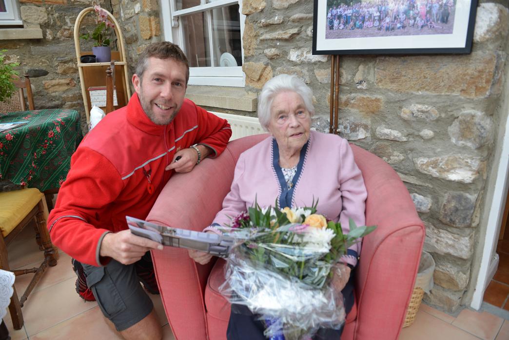 A 103-year-old, who is still living independently at home received, a special delivery last week. Margaret Swan had got in touch with the Teesdale Mercury so she could praise the efforts of postman Chris Wheel. The avid letter writer says the postal servi