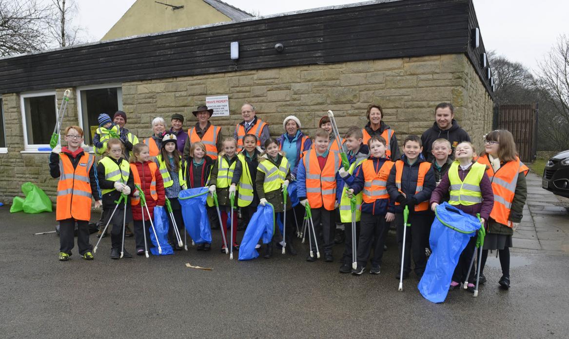 TIDY UP: Parish councillors are hoping children from Toft Hill Primary will once again join in the annual spring clean