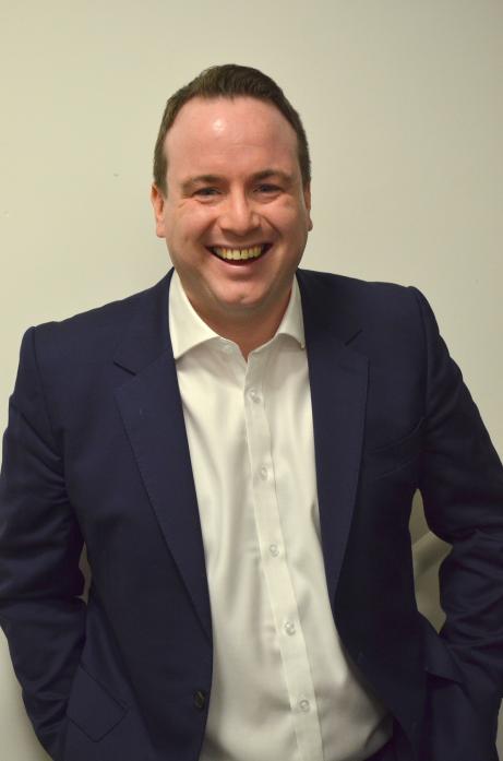 IN HIS SIGHTS: Matt Forde presented his take on Brexit to a large crowd at The Witham