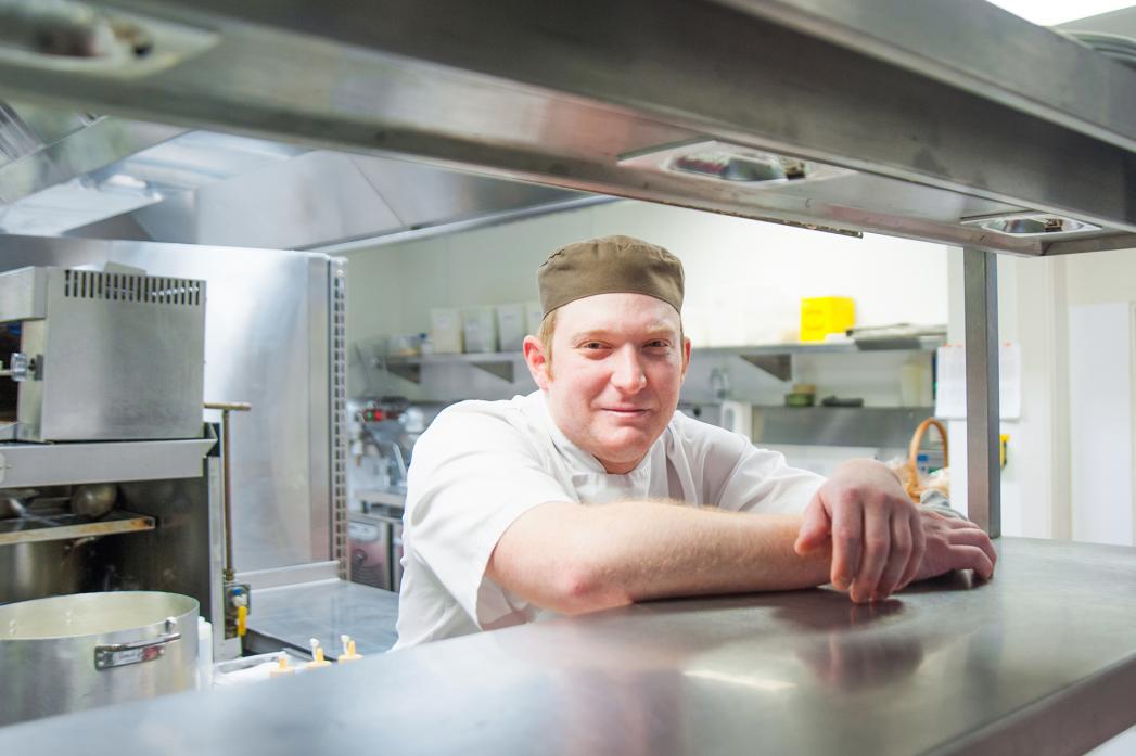 MAKING HIS MARK: The Bowes Museum's new head chef Adam Anderson