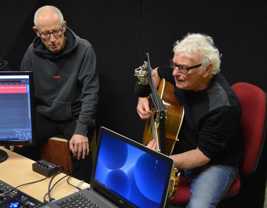 BAK ON THE ROAD: Ray Laidlaw, left, and Billy Mitchell are bringing The Lindisfarne Story to The Witham this month