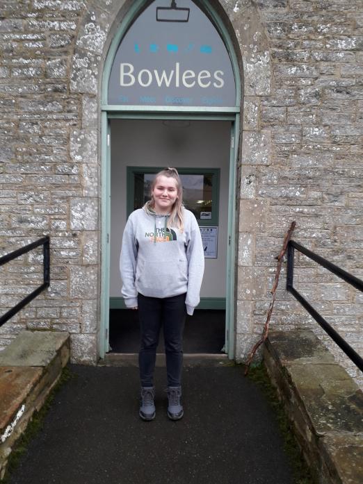 HAPPY TO HELP: Farmer’s daughter Lauren Bell will welcome visitors to the North Pennines