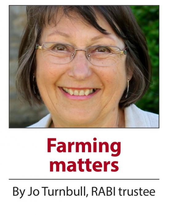 HELP AT HAND: Jo Turnbull, RABI trustee