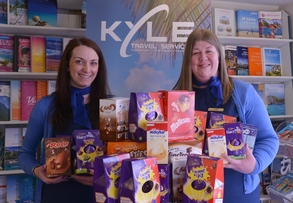Vicki Black and Kim Race from Kyle Travel have been overwhelmed by the response to their Easter egg appeal