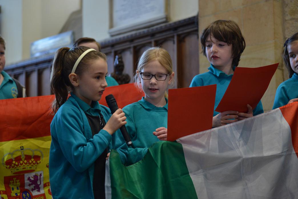 Meya, Alicia-Grace and John spoke about how Easter is celebrated in Italy