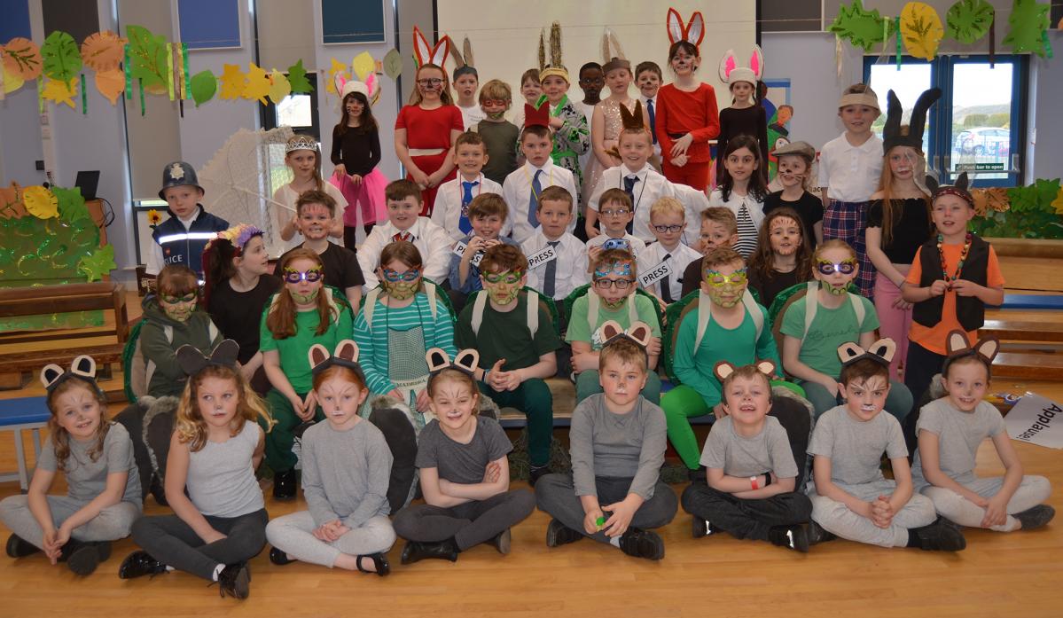 Students performed an updated version of the tortoise and the hare