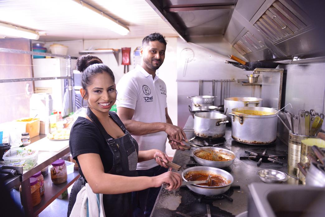 TOP MENU: Consultant chef Nitisha Patel and Spice Island chef Milon Miah share ideas for a revamped menu at Barnard Castle’s oldest Indian restaurant