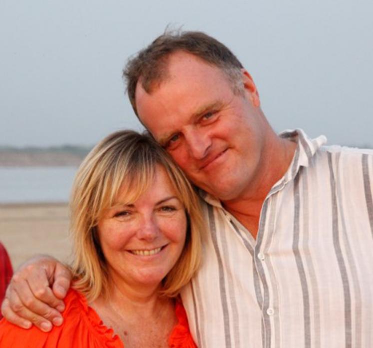 OVERSEAS ADVENTURE: Linda and Chris Oxby who have just returned from Burma