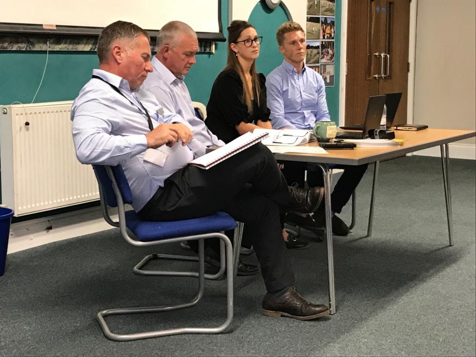ALL EARS: County officers and cycle event organisers faced tough questions during the public meeting
