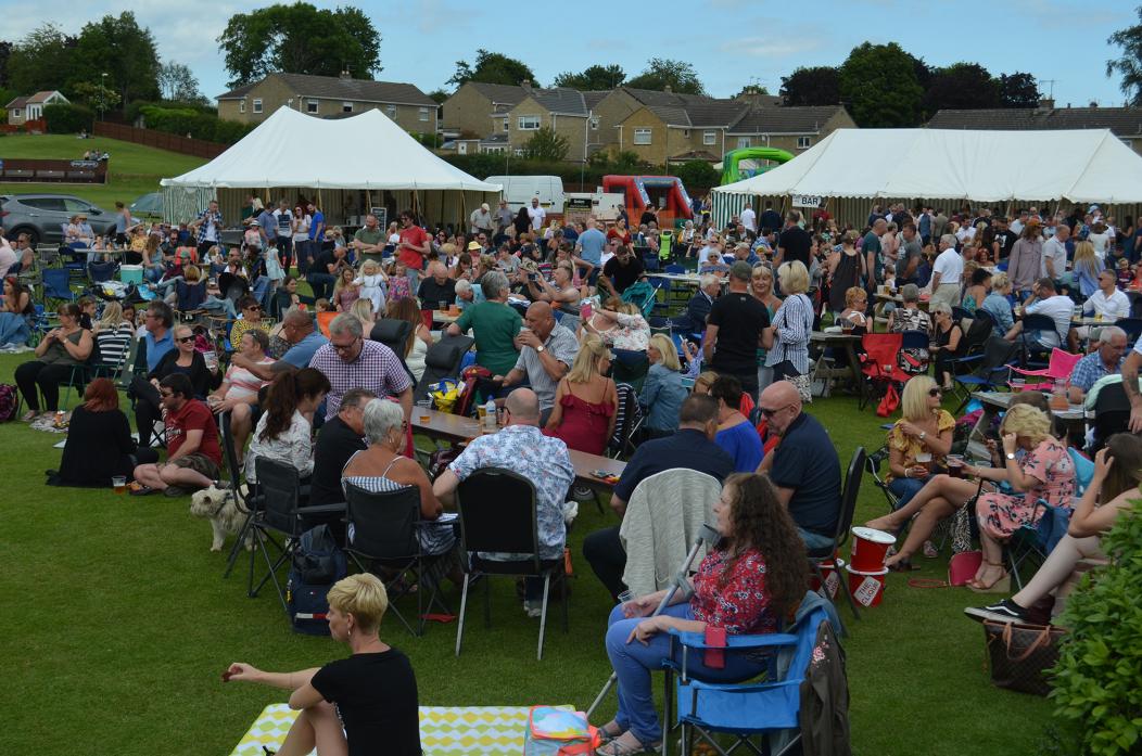 LET’S ROCK: More than 1,000 people turned out for Barnard Castle CC Bands Day to see the liked of The Glammed,