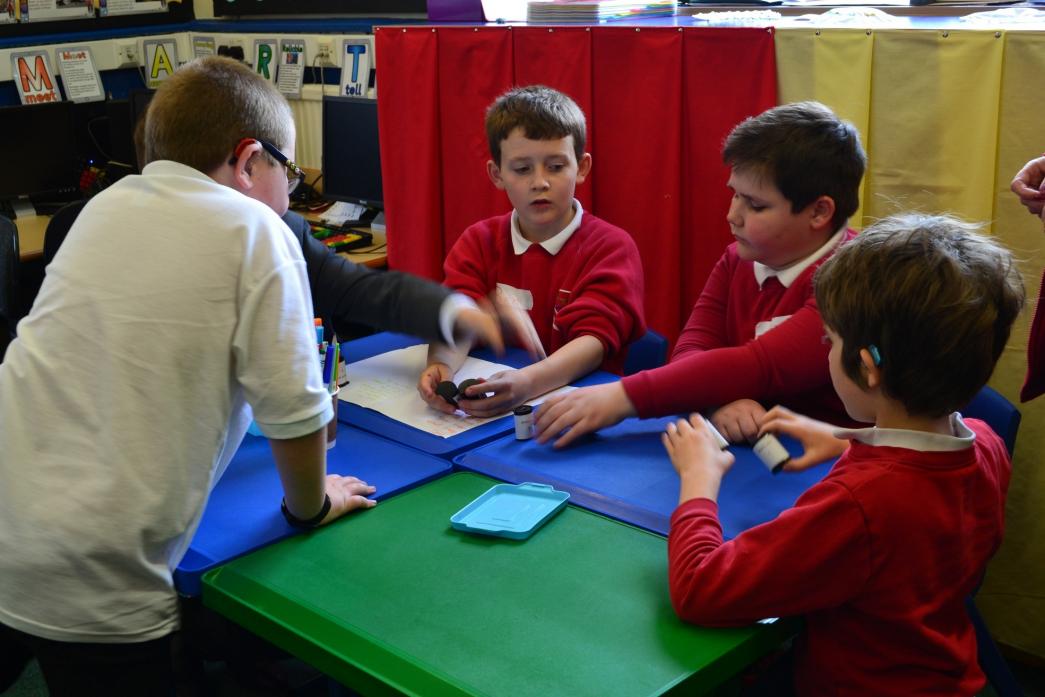 YOUNG SCIENTISTS: Pupils at Forest-in-Teesdale primary school learn about science.
