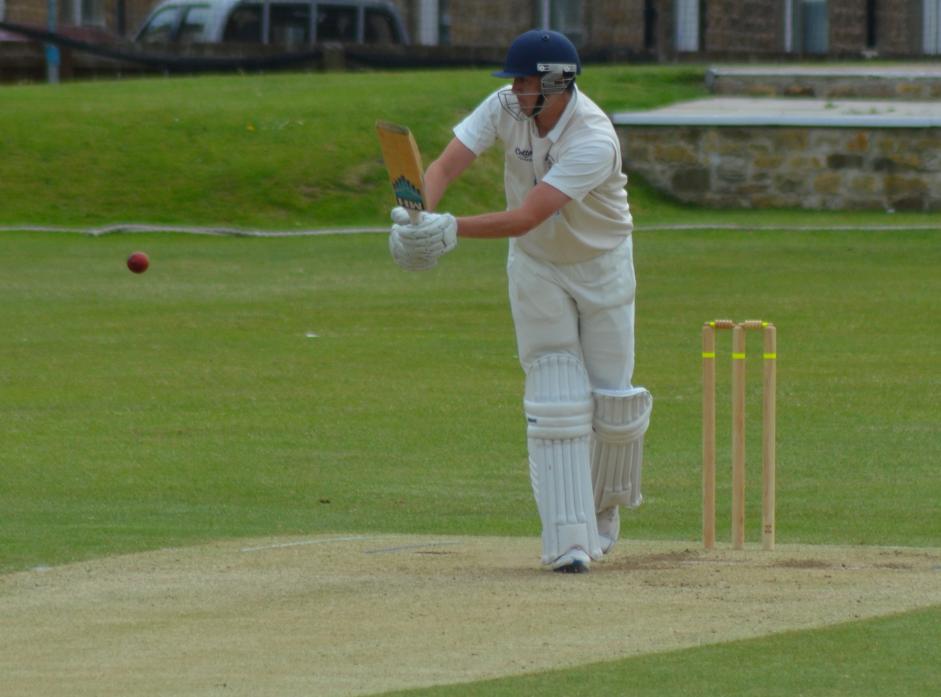 MIDDLE ORDER STAND: Captain James Quinn top scored for Barney with 66 and along with a middle order stand by Richard Borrrowdale and Pat Roberts ensured the team a victory in the Kerridge Cup semi-final against Middlesbrough