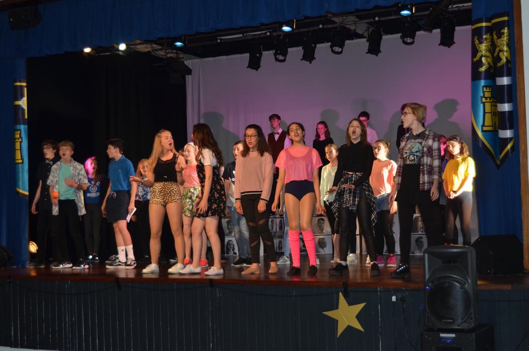 LIVELY AFFAIR: Singing and dancing were key to students’ production of Fame Jnr last week at 	Teesdale School