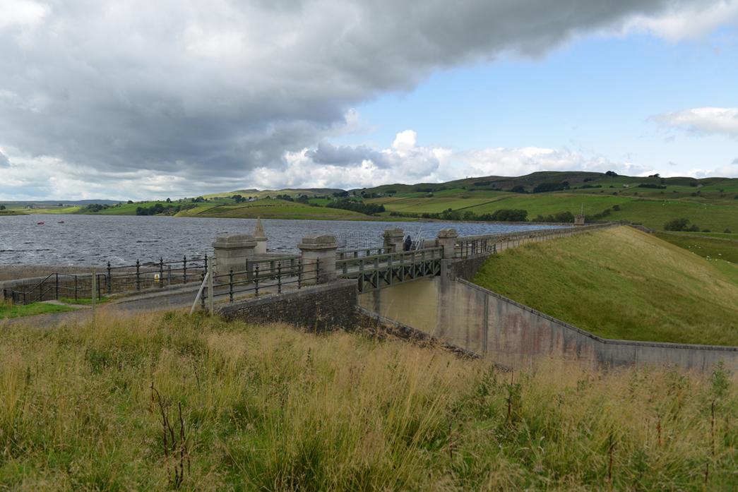 SAFETY FIRST: The dam wall at Grassholme Reservoir is monitored about three times a week to ensure it is safe