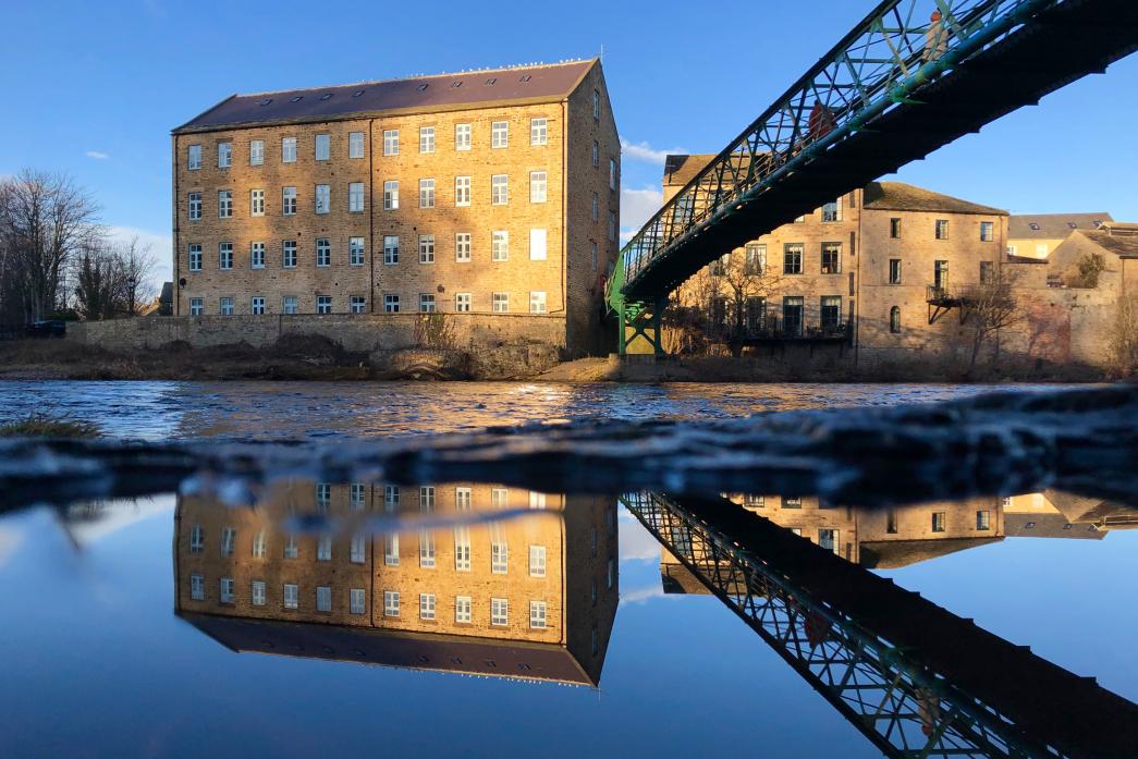 STUNNING: Thorngate Mill and the Green Bridge, by Mark Brownless, was chosen for February’s scene