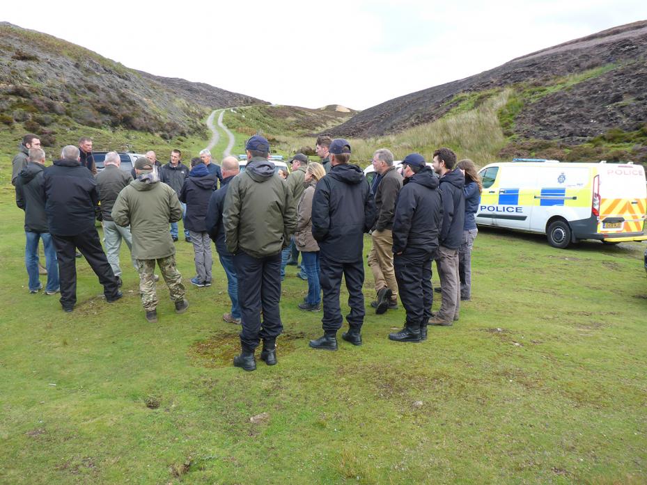 OPERATION OWL:  Officers from four forces undergo training to help protect birds of prey with help from Raby Estate
