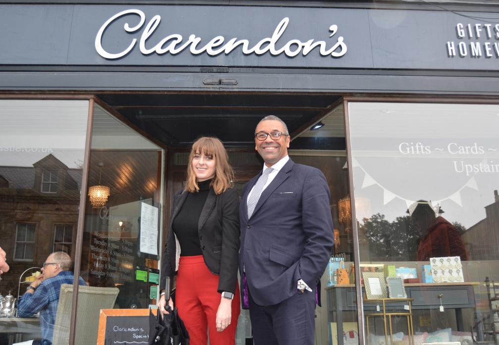 Conservative candidate Dehenna Davison was joined by party chairman James Cleverly in Barnard Castle last week