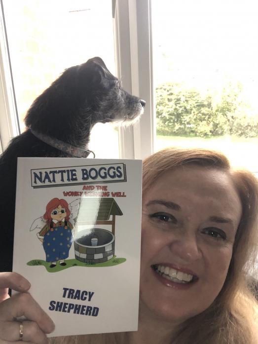 WRITER: Author Tracy Shepherd with her debut children’s book Nattie Boggs and the Wonky Wishing Well