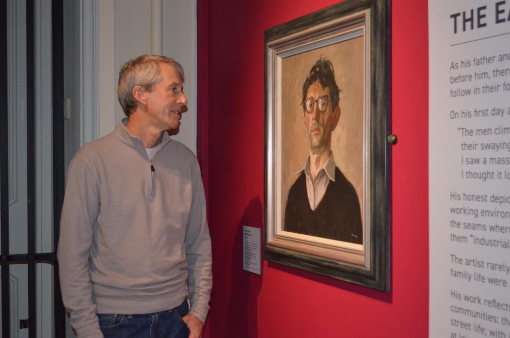NORTH EAST ARTIST: Norman Cornish’s son, John Cornish, attended the launch of an exhibition of his father’s work at The Bowes Museum   					             TM pic