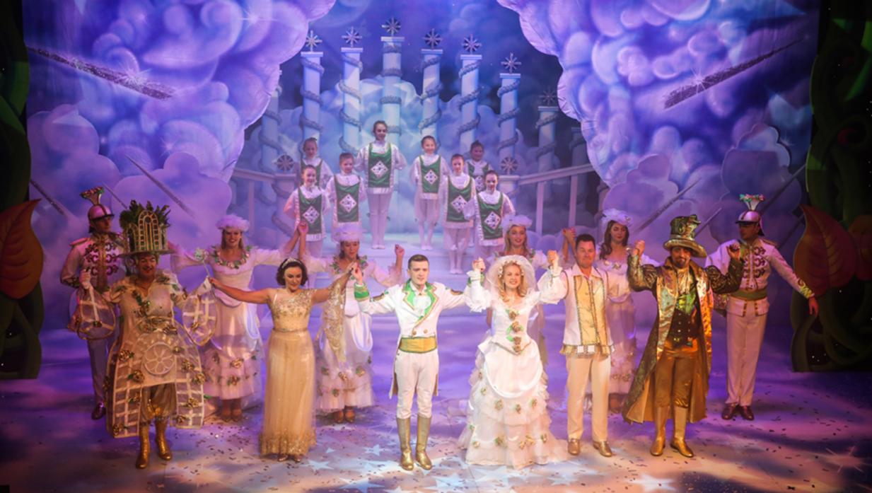 AMAZING SHOW: The cast of Jack and the Beanstalk, which continues into the new year at Darlington Hippodrome