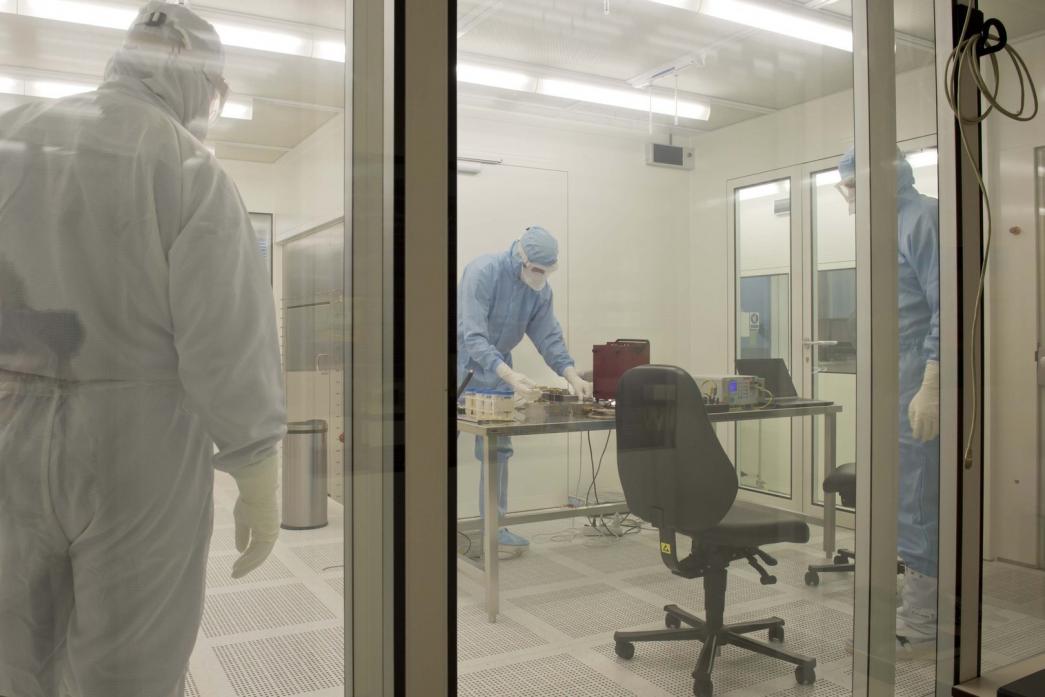VITAL SKILLS: Training sessions by a Barnard Castle company are being implemented at the cleanroom at the European Space Agency, which is working on a Mars probe