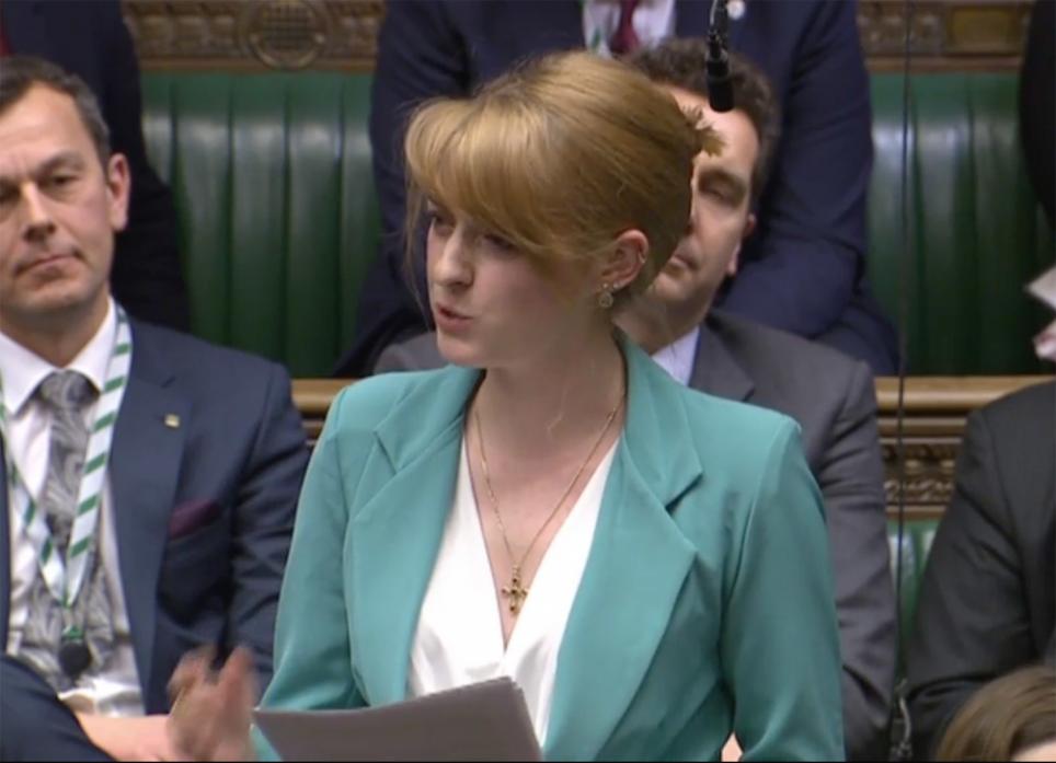 BIG MOMENT: MP Dehenna Davison gave her maiden speech in parliament