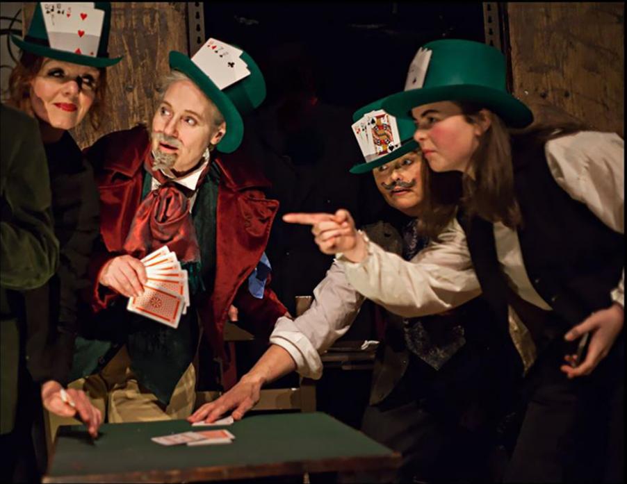 INSPIRED: Members of the Castle Players’ cast who performed Dickens’ The Old Curiosity Shop
