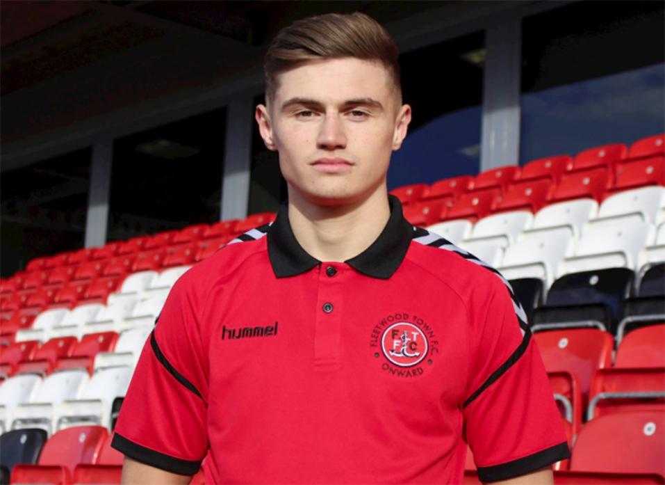 ON HOLD: With the game in limbo, Fleetwood Town FC’s Harvey Saunders is back in Staindrop and keeping fit ready for whenever action starts again