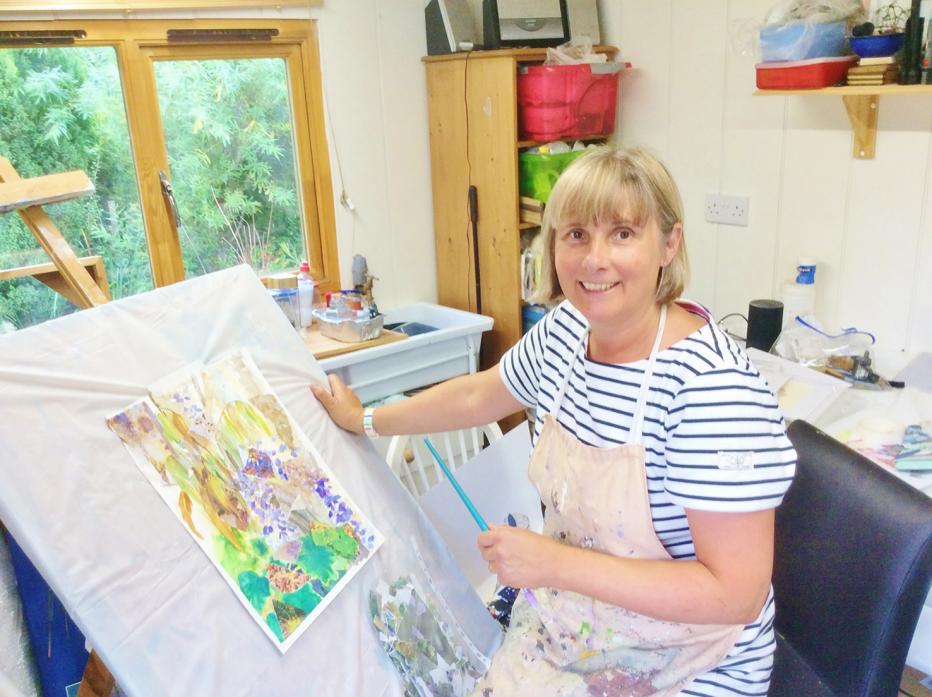 KEEPING BUSY: Suzanne Williams is working towards a major group exhibition