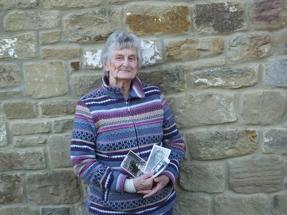 OLD MEMORIES: Marjorie Nelson was 12 when she witnessed people marking the end of the Second World War by burning an old carriage in Barnard Castle