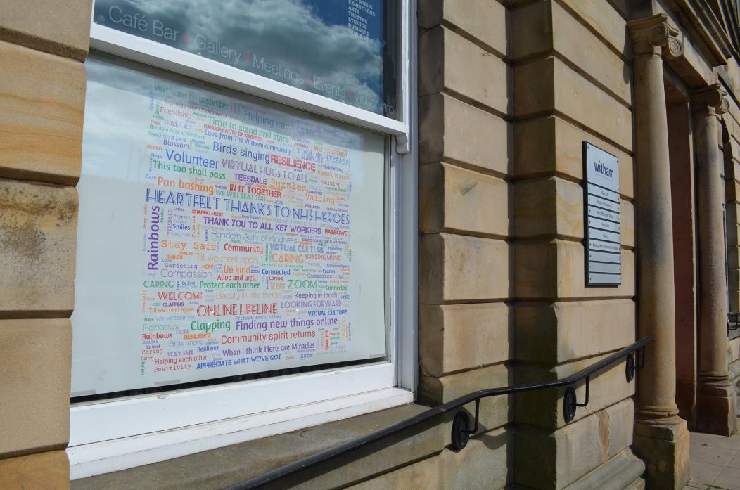 SUMMING UP: The Witham word cloud captures people’s thoughts on the current situation in just a couple of words