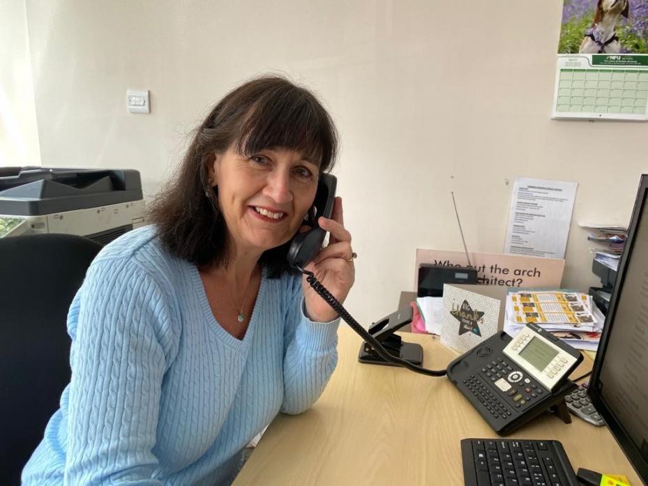KEEP IN TOUCH: Anne Scott at Utass is among those at the end of the phone line