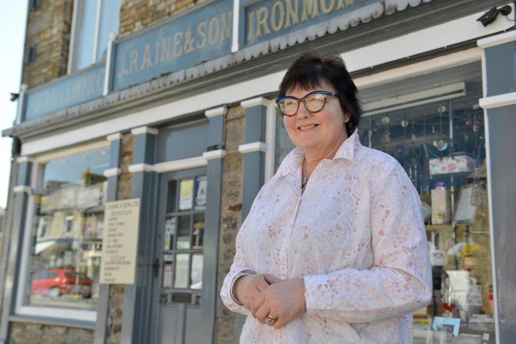 ALADDIN’S CAVE: Christine Mitchell has retired after 37 years at the helm of J Raine & Sons, in Middleton-in-Teesdale, known as the Aladdin’s Cave of the dale