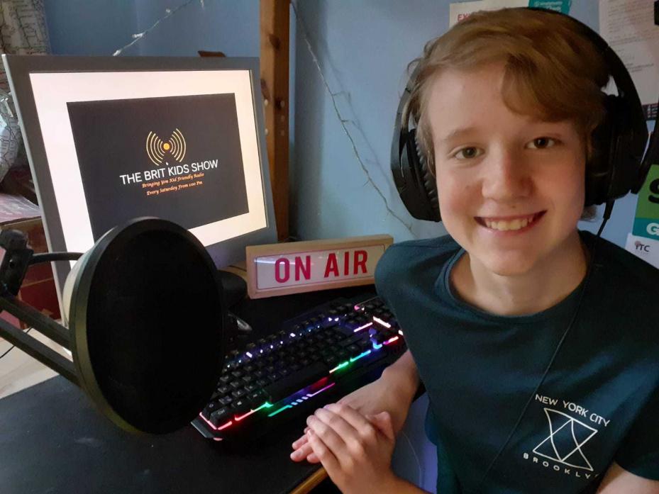 Ethan Fletcher creates his own radio show to "keep busy" during lockdown