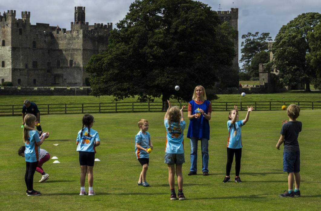 YOUNG STARS: The All Stars cricket programme for five to eight-year-olds is under way at Raby Castle