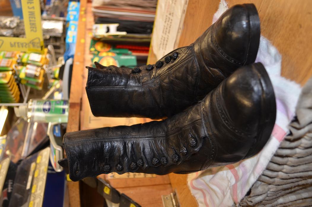 CRAFTSMANSHIP: The newly restored boots