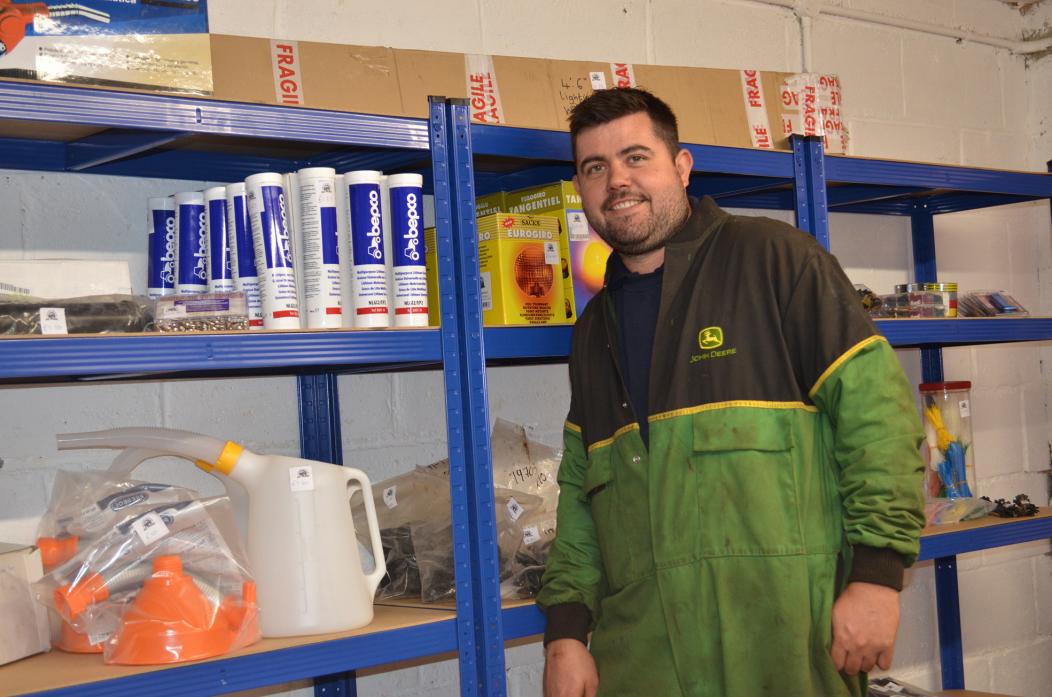 NEW VENTURE: Agricultural and plant mechanic Karl Peart has set up a parts store to help save farmers and himself time