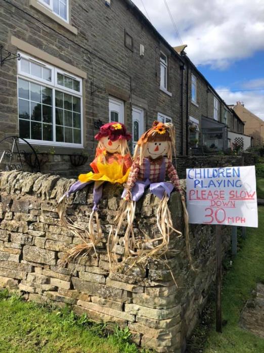 VILLAGE FUN:  Residents in Hamsterley replaced this year’s hoppings festival with a scarecrow trail