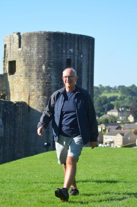 STEPPING OUT: Peter Dixon has signed up for the Walk All Over Cancer challenge, raising cash for Cancer Research UK